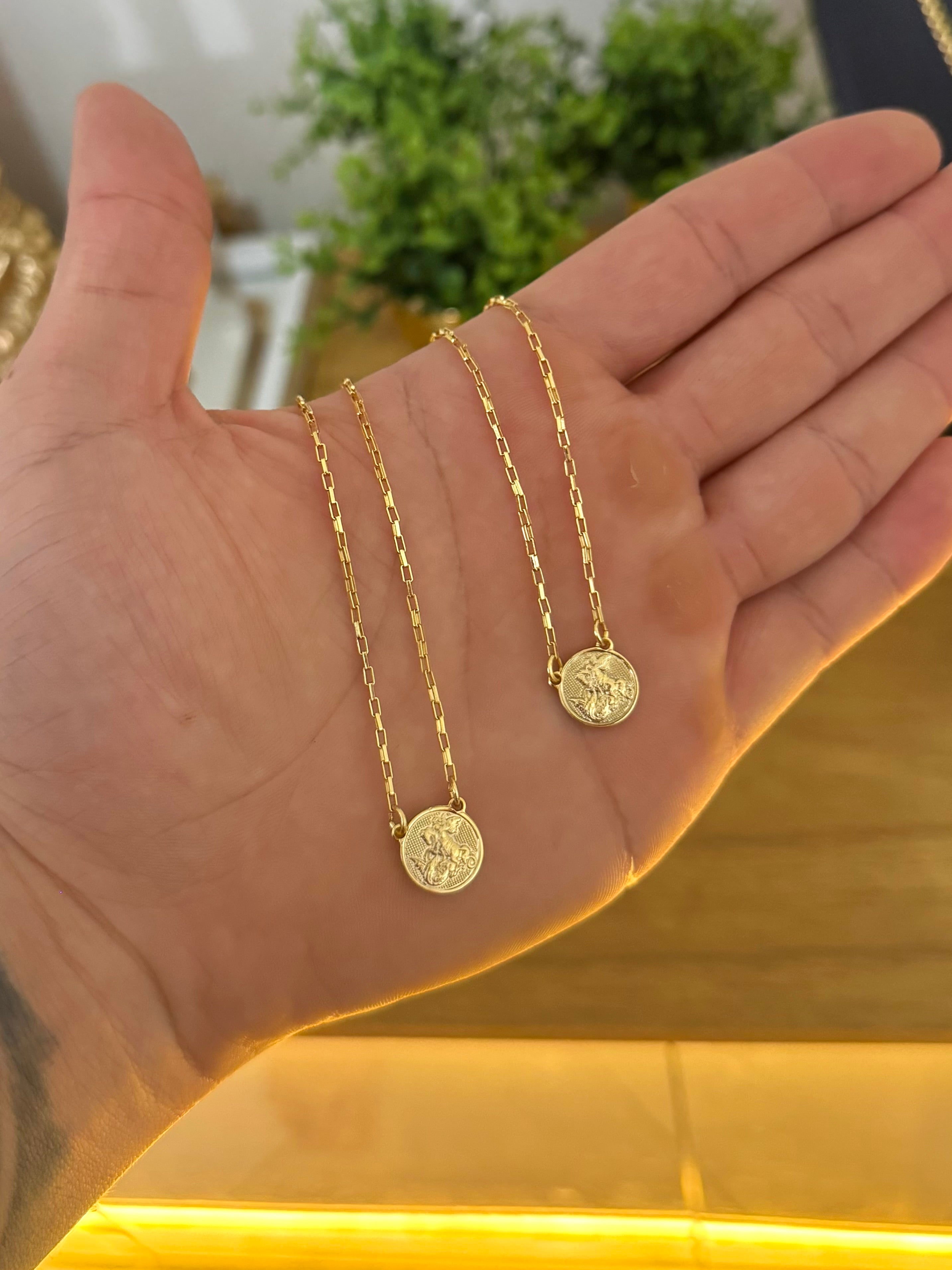 Escapulário Tijolinho (1mm)(São Jorge)