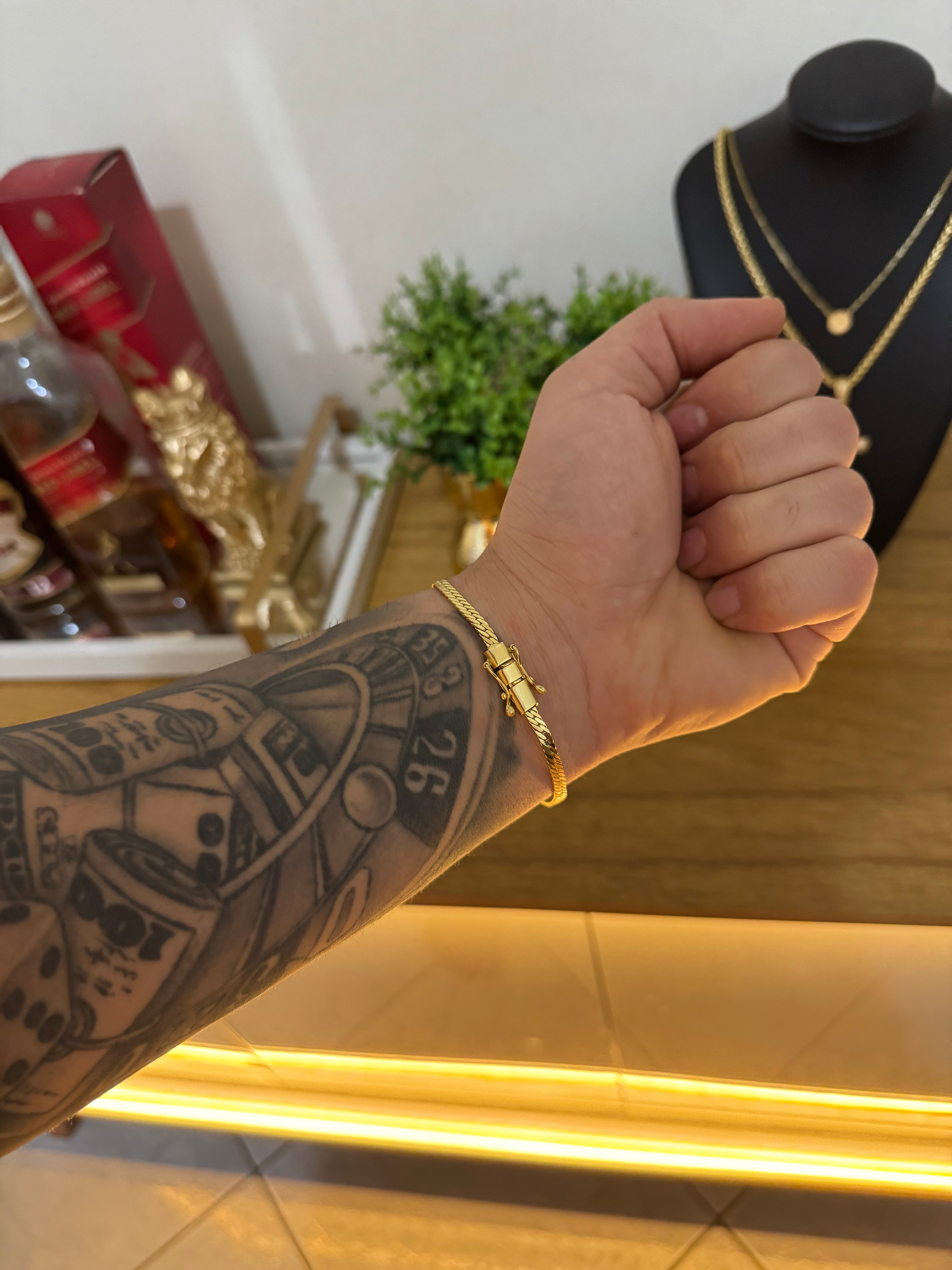 Pulseira Grumet Flat (4mm)