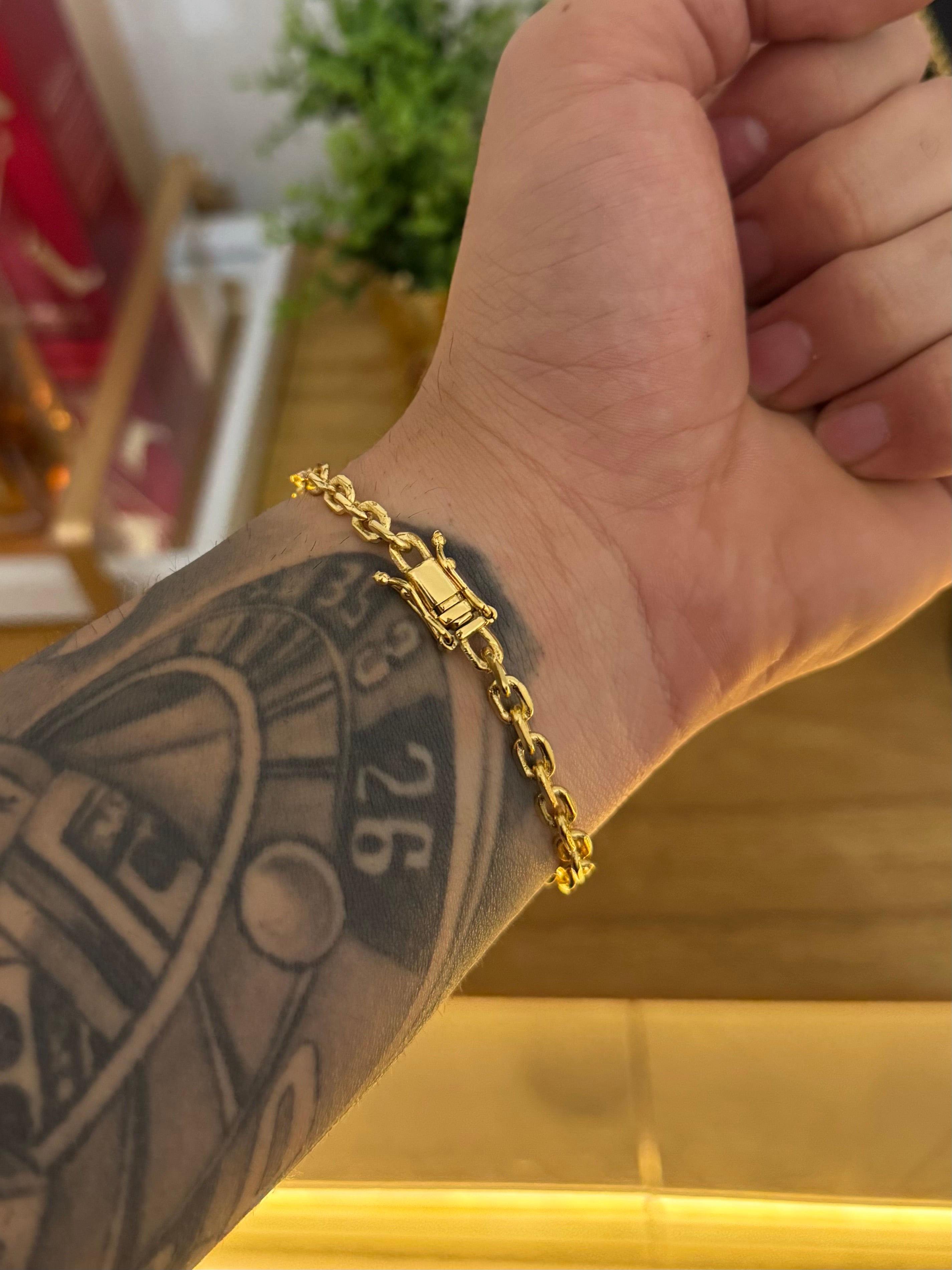 Pulseira Cadeado (5mm)