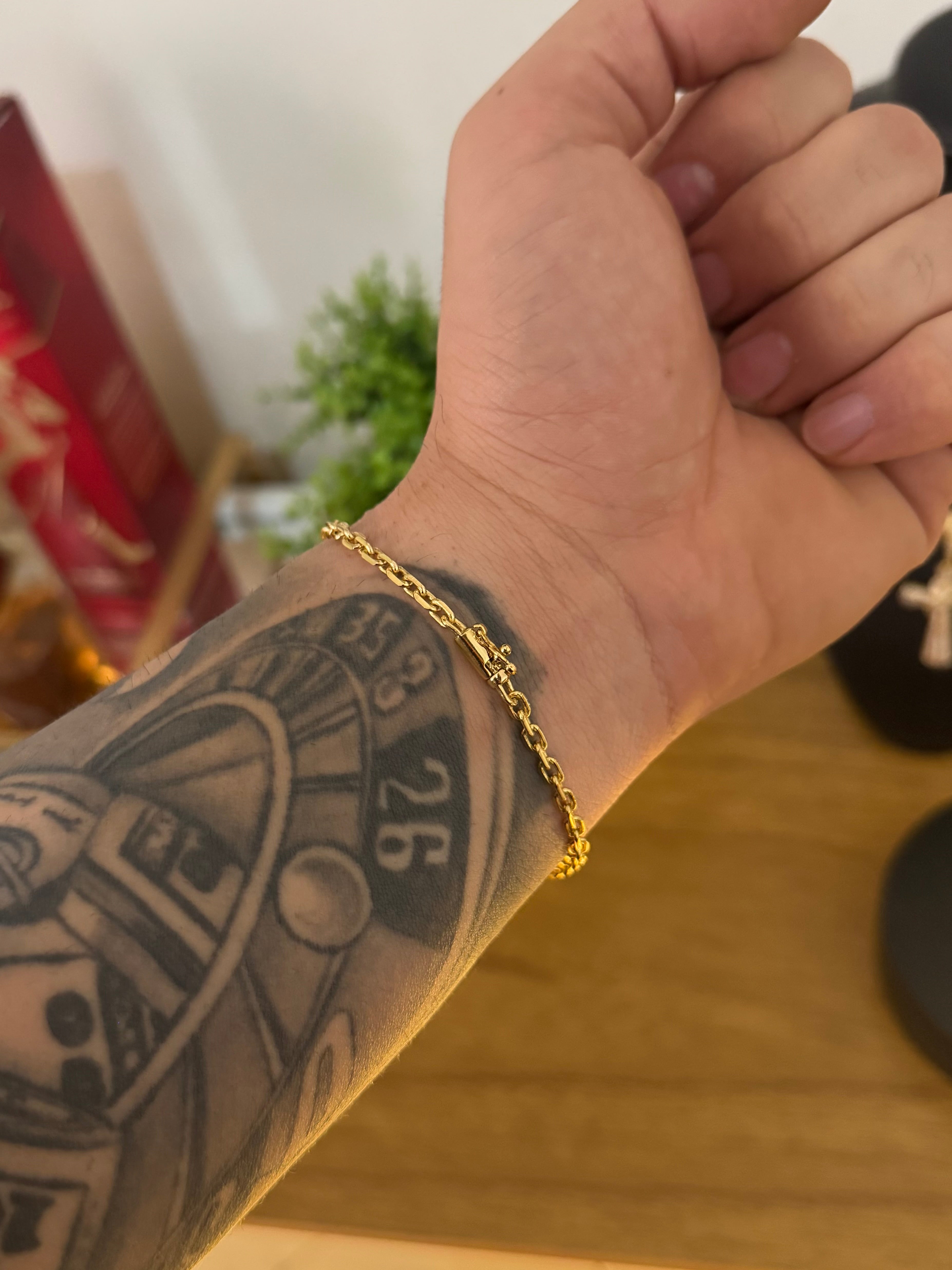Pulseira Cadeado (3mm)