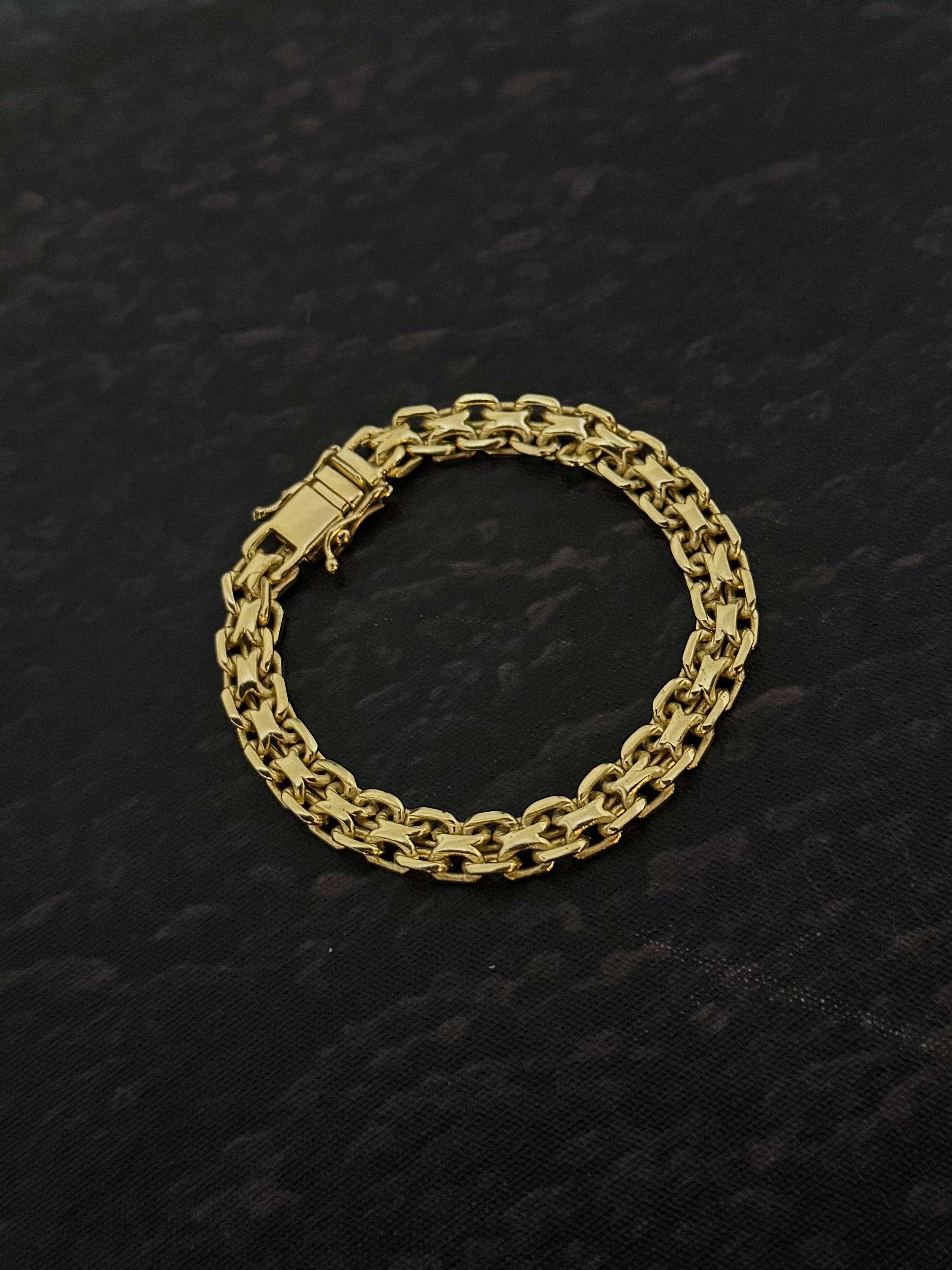 Pulseira Cadeado Duplo (10mm)