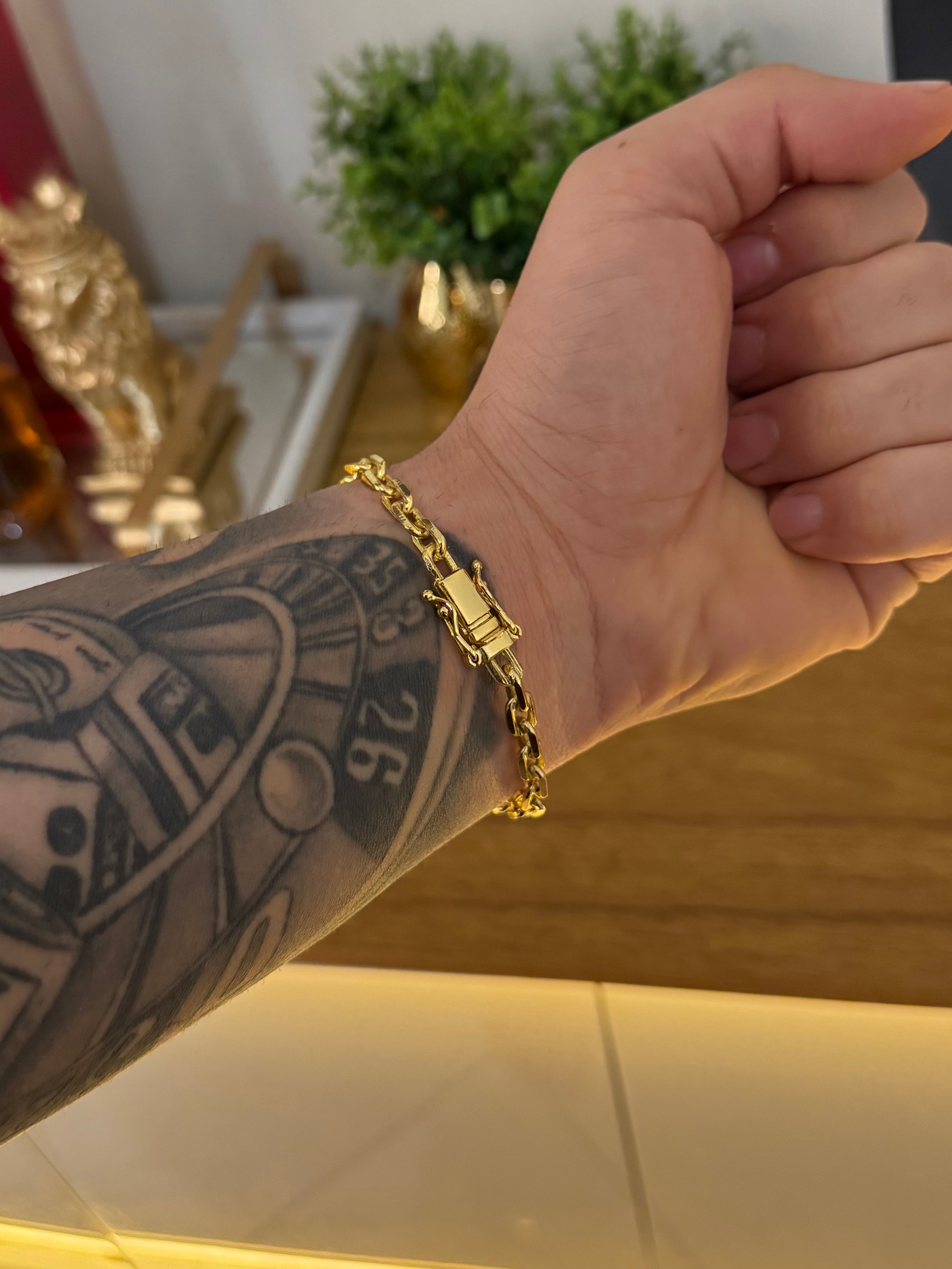Pulseira Cadeado (6mm)