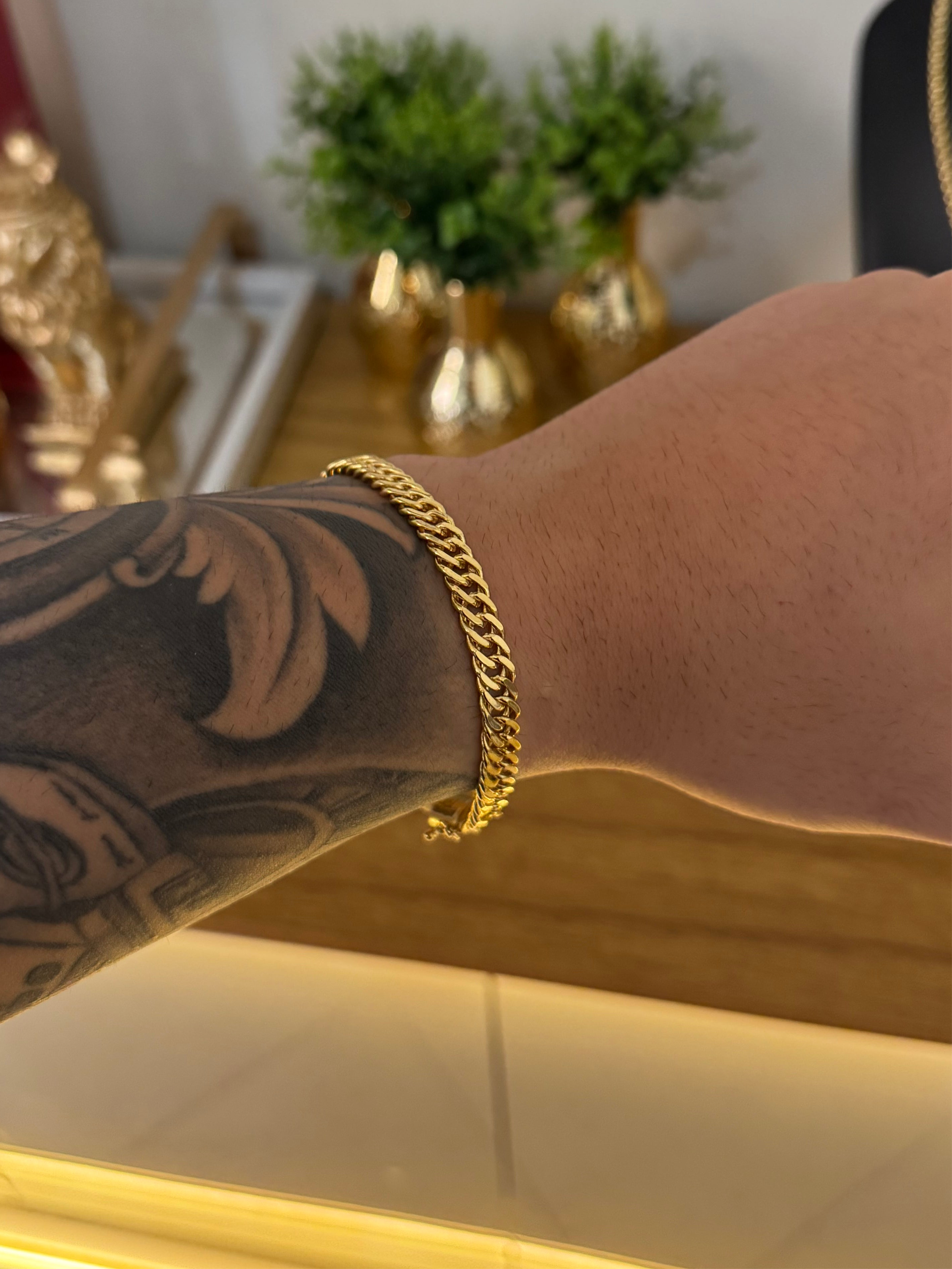 Pulseira Grumet Dupla (7mm)(Fecho Nossa Senhora)