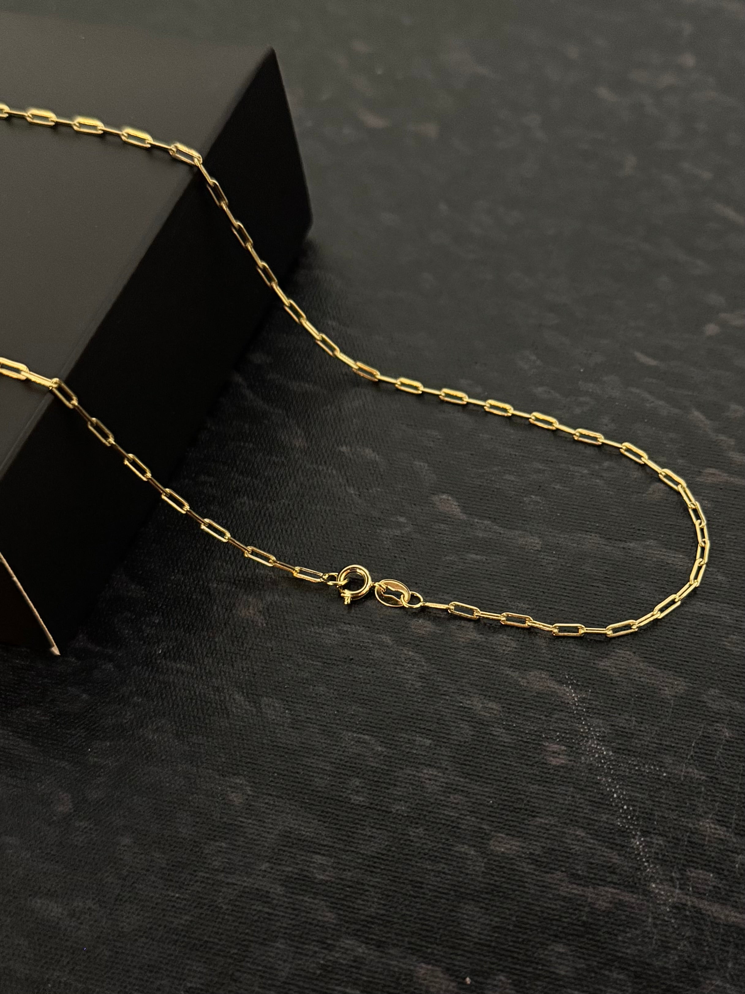 Corrente Cadeado Alongado (2mm)(Fecho Tradicional)