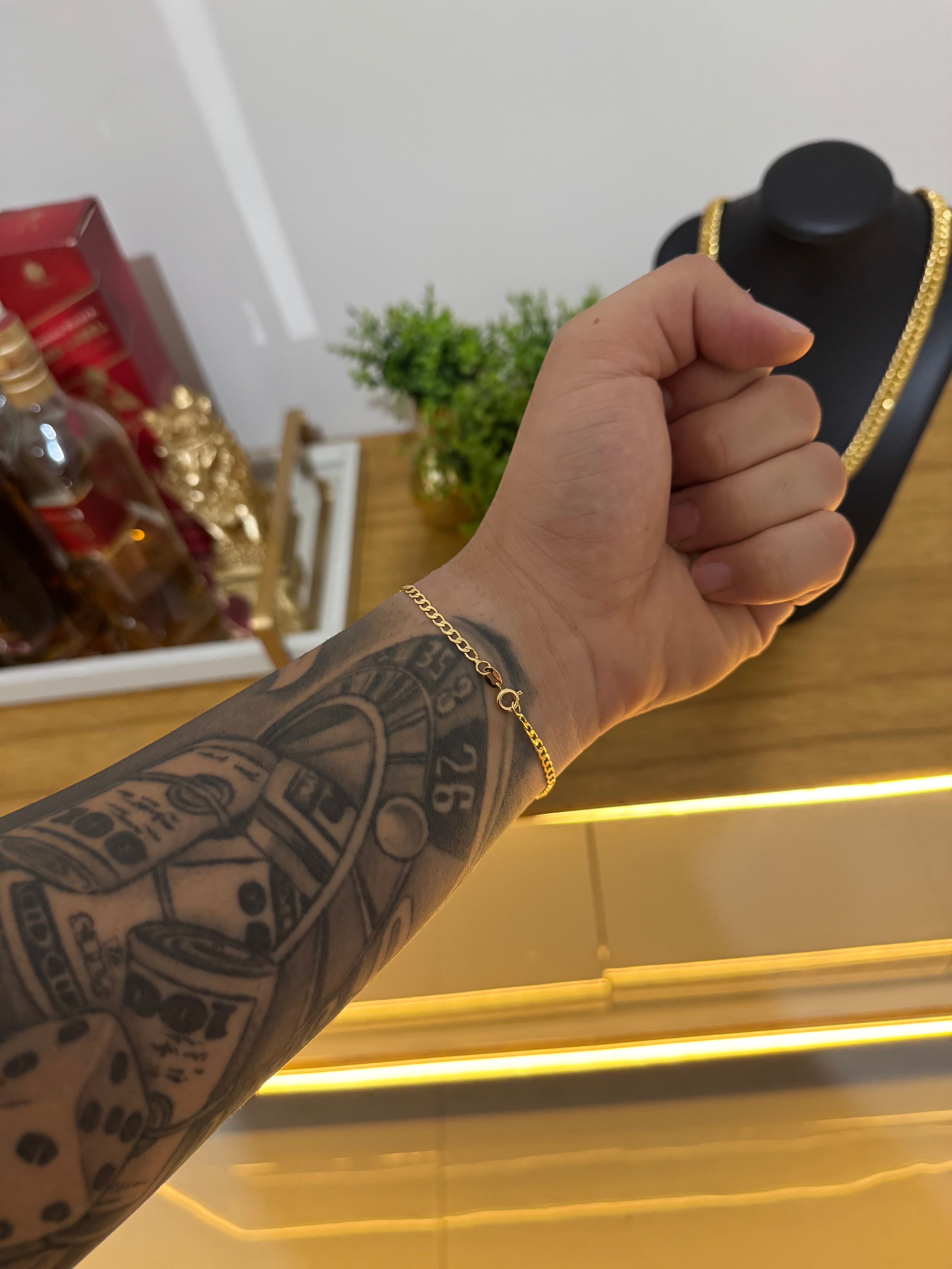 Pulseira Grumet (2mm)(Fecho Tradicional)