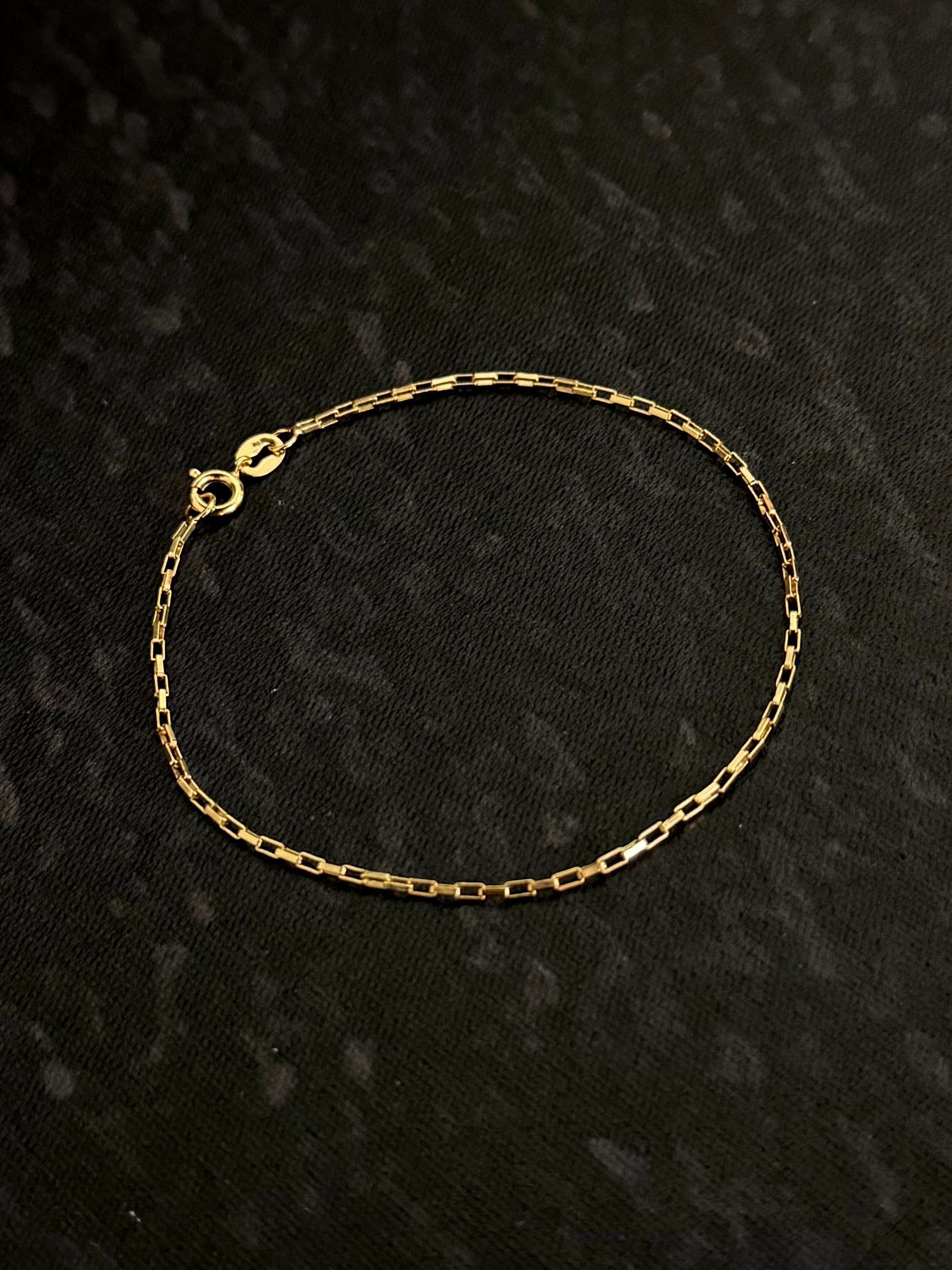 Pulseira Tijolinho (1mm)(Fecho Tradicional)